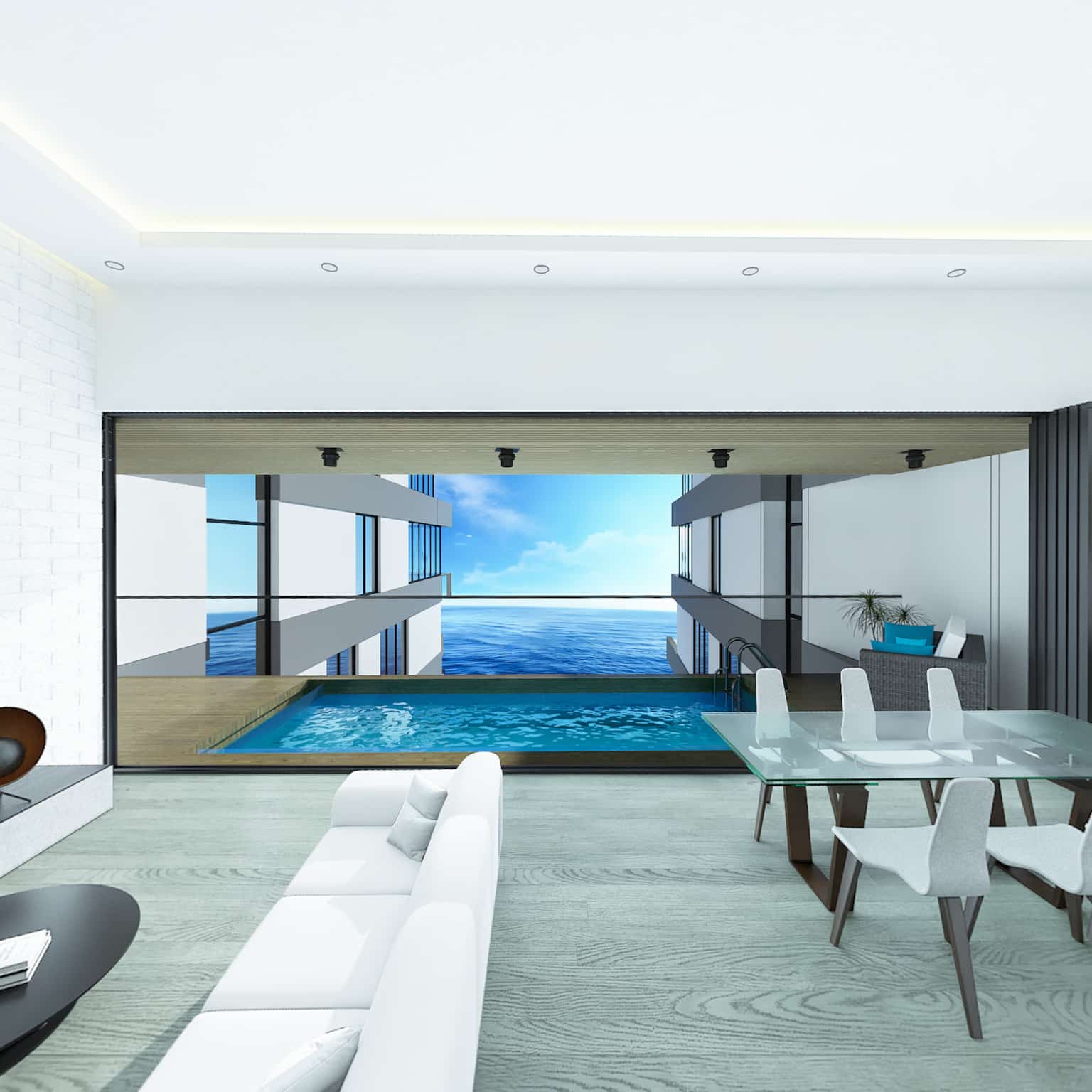 Luxurious 3-Bedroom Sea View Haven in Kyrenia’s Cruise Project