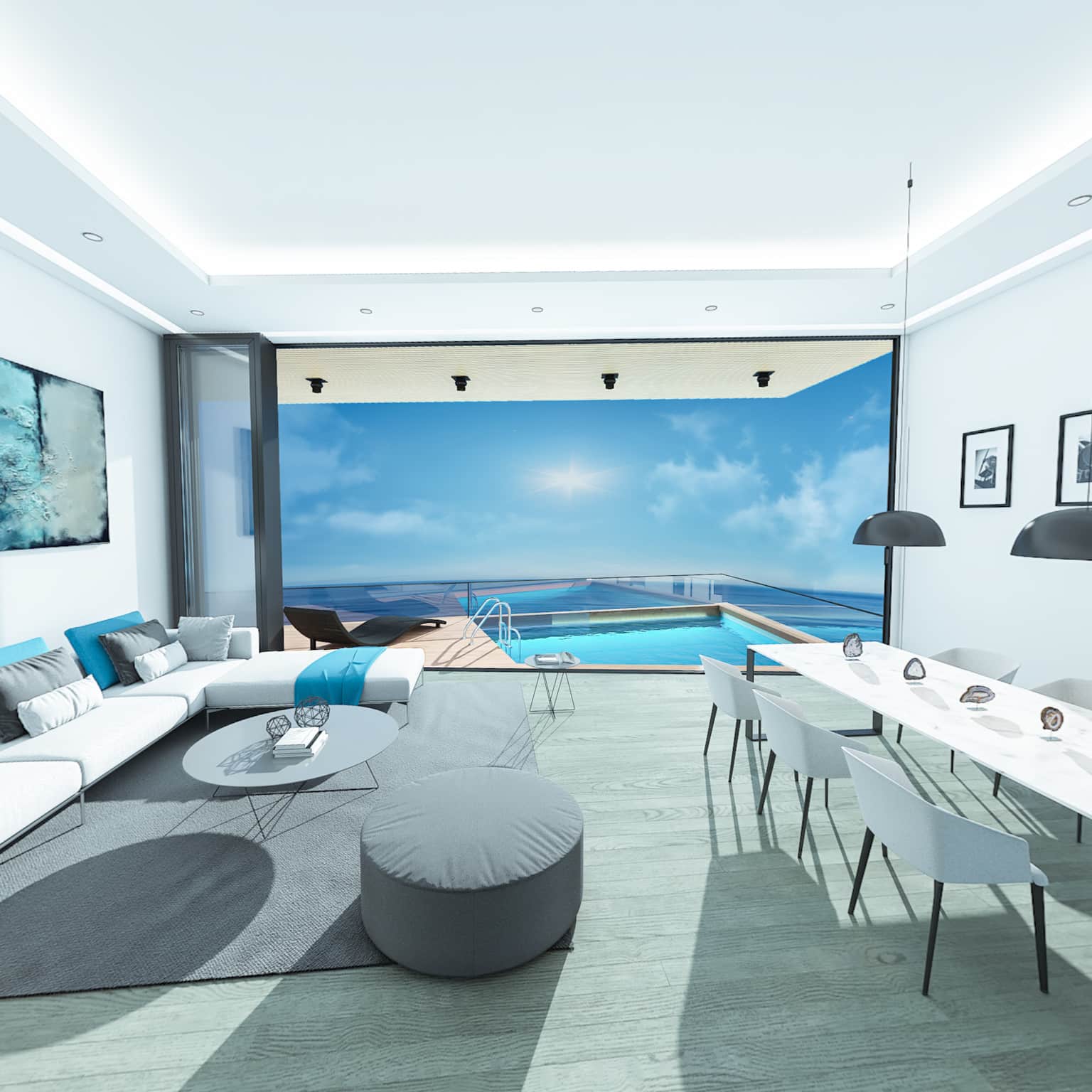 Luxurious 2-Bedroom Sea View Haven in Kyrenia’s Cruise Project