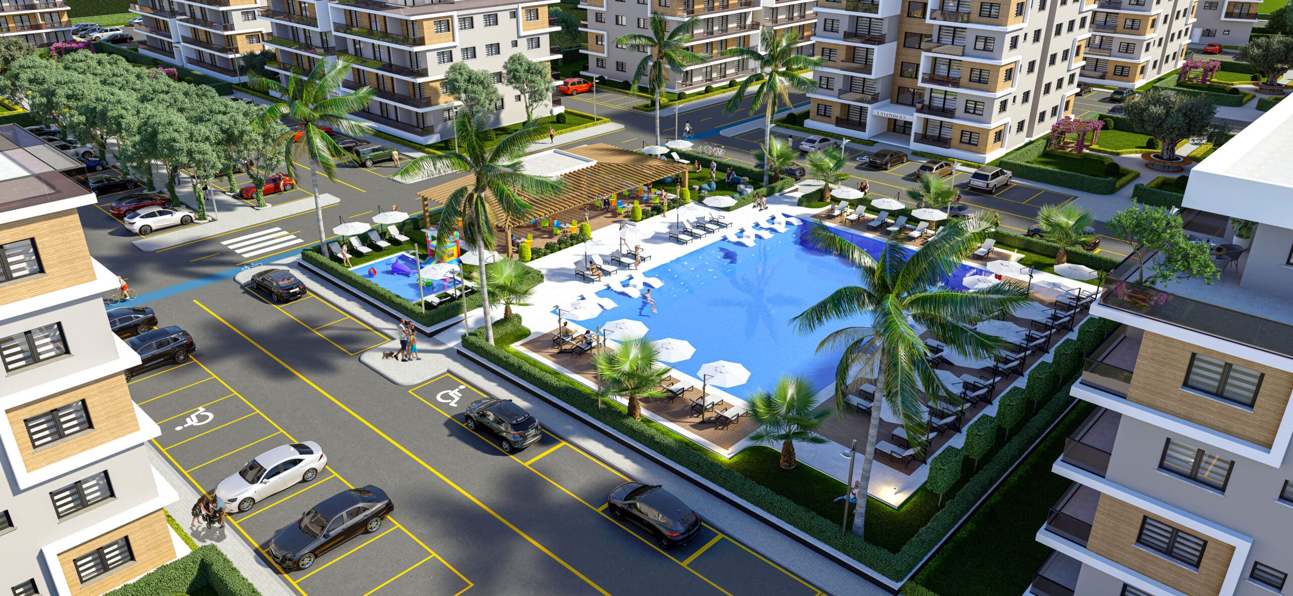 Terrace Corner 3-Bedroom Penthouse Apartment in Gecitkale Resort Project