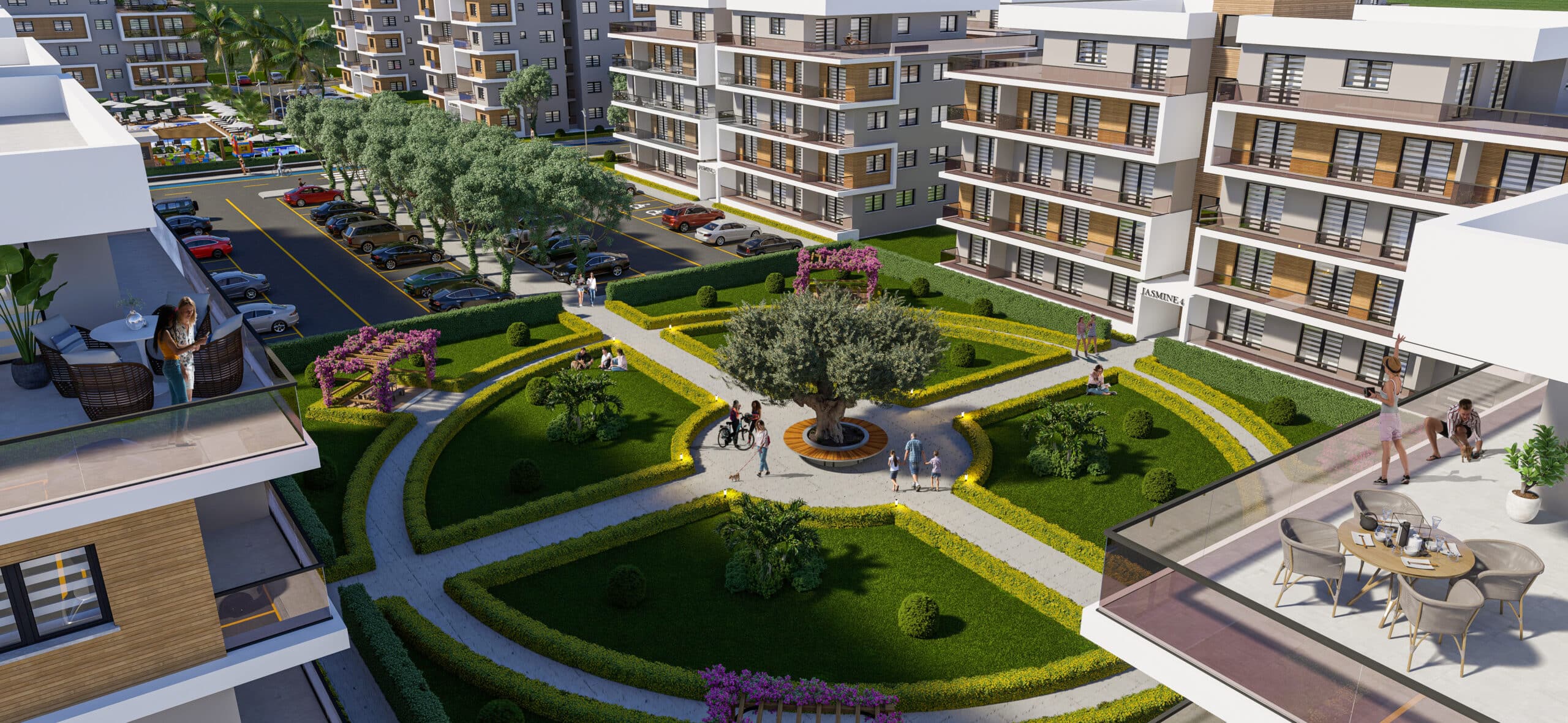 Mountain View 2-Bedroom Apartment in Gecitkale Resort Project